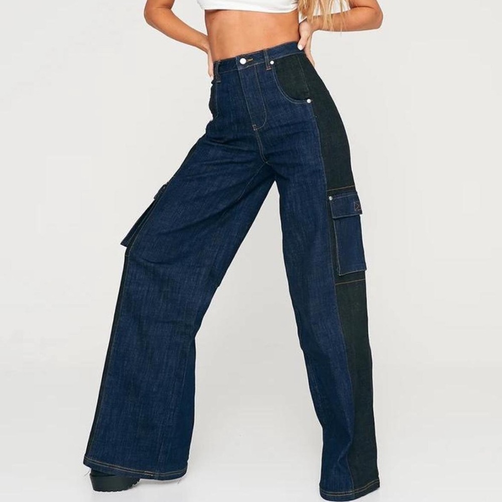 I.AM.GIA Dark blue Wide-Leg Jeans